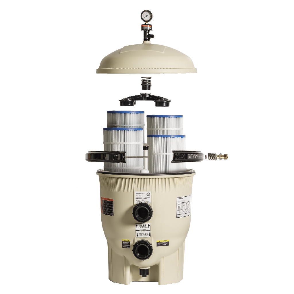 Une filtration plus écorespectueuse avec le filtre à éléments. Blue DEP