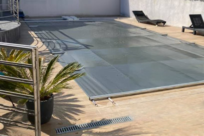 couverture à barres APF - piscine - bluedep