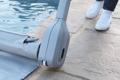 enrouleur motorisé IScoot piscine bluedep