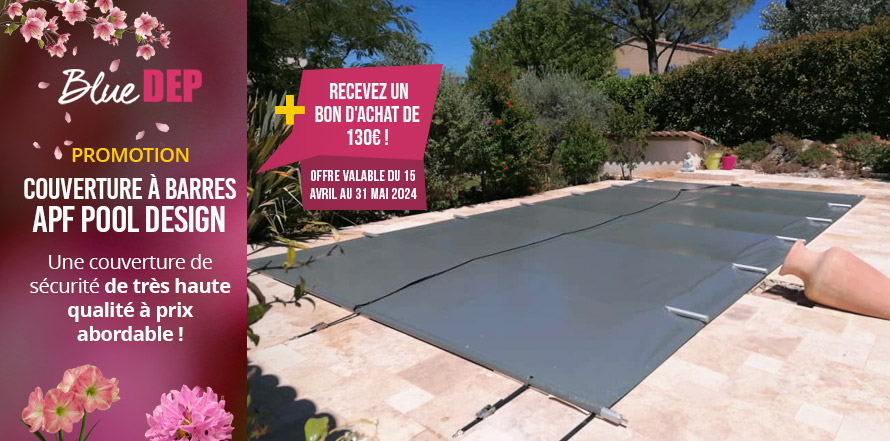 PROMOTION COUVERTURE À BARRES APF POOL DESIGN