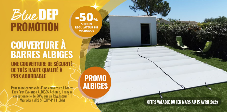 Promotion BlueDEP : Couverture à barres ALBIGES